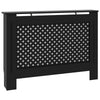 vidaXL Radiator Cover Black 44.1''x17.5''x31.9'' MDF, 288192