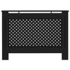 vidaXL Radiator Cover Black 44.1''x17.5''x31.9'' MDF, 288192