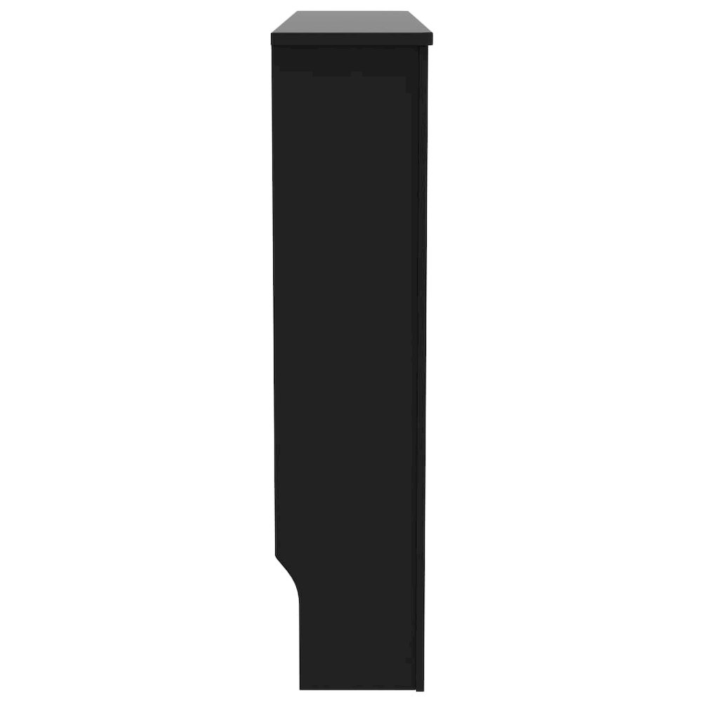 vidaXL Radiator Cover Black 44.1''x17.5''x31.9'' MDF, 288192