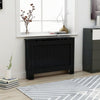 vidaXL Radiator Cover Black 44.1''x17.5''x31.9'' MDF, 288192