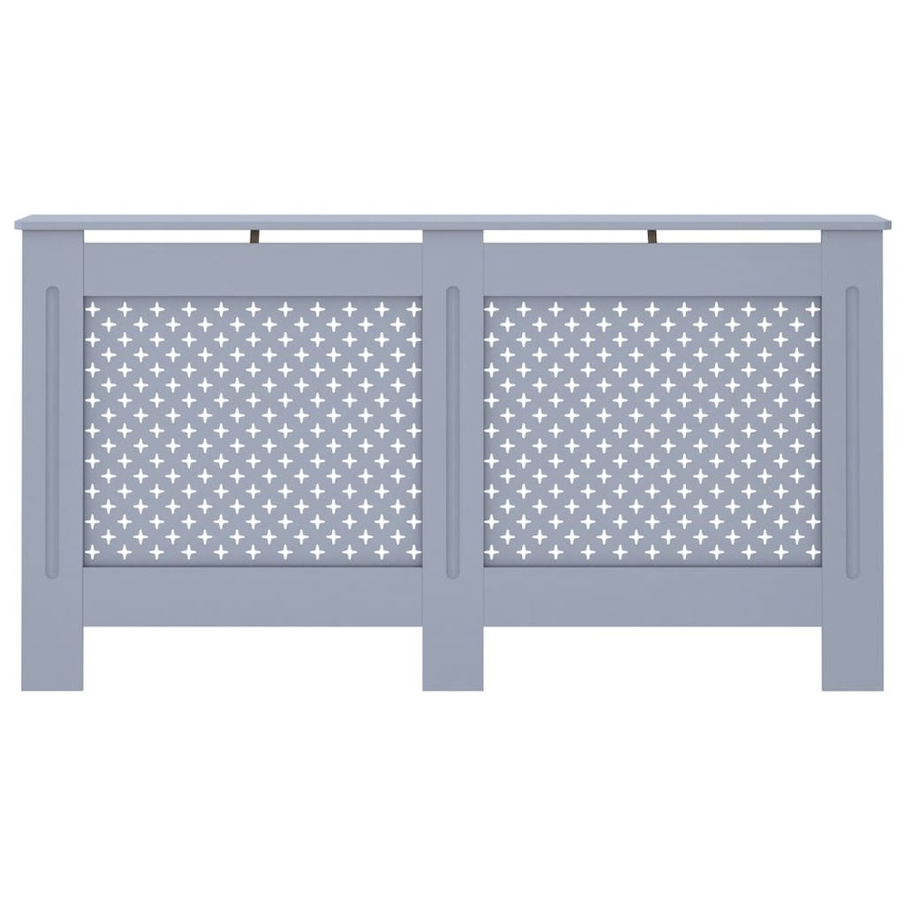 vidaXL Radiator Cover Anthracite 59.8''x17.5''x31.9'' MDF, 288194