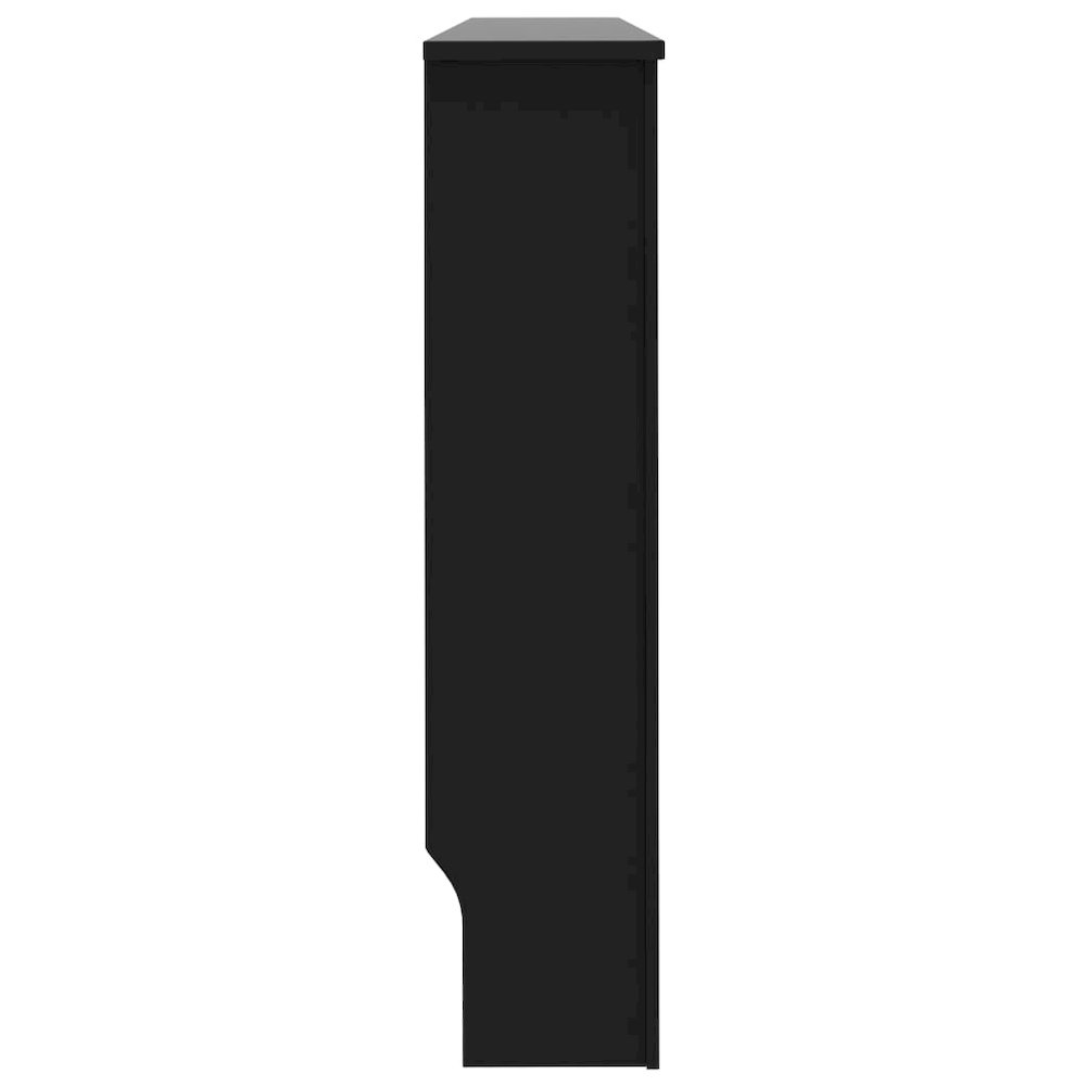 vidaXL Radiator Cover Black 59.8''x17.5''x31.9'' MDF, 288195