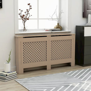 vidaXL Radiator Cover 59.8''x17.5''x31.9'' MDF, 288196