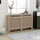 vidaXL Radiator Cover 59.8''x17.5''x31.9'' MDF, 288196