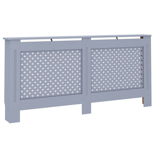 vidaXL Radiator Cover Anthracite 67.7''x17.5''x31.9'' MDF