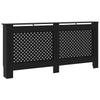 vidaXL Radiator Cover Black 67.7''x17.5''x31.9'' MDF, 288198