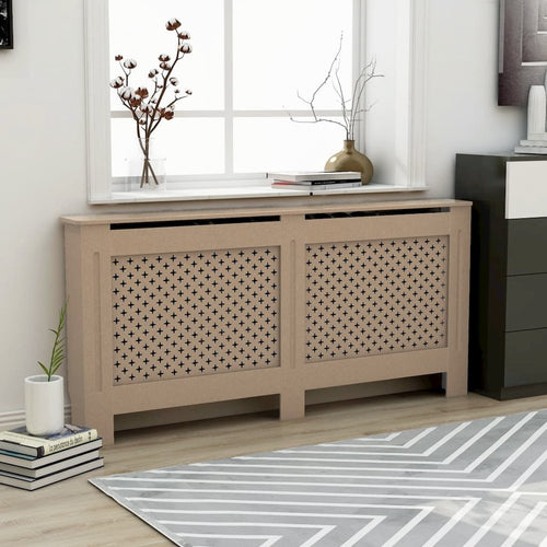 vidaXL Radiator Cover 67.7''x17.5''x31.9'' MDF, 288199