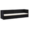 Garden Bed Black, Cream White PE Rattan, Powder-Coated Steel - vidaXL
