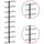 Wall-mounted Wine Rack for 9 Bottles Black Iron - vidaXL
