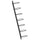 Wall-mounted Wine Rack for 7 Bottles Black Metal - vidaXL
