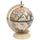 vidaXL Tabletop Globe Bar Wine Stand Eucalyptus Wood White, 320911