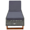Sunbed Grey, Dark Grey - vidaXL
