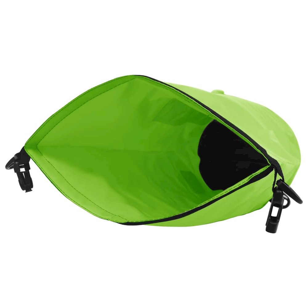 vidaXL Dry Bag with Zipper Green 4 gal PVC 2776
