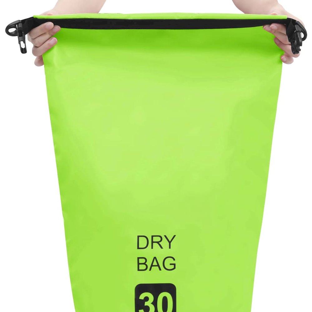 vidaXL Dry Bag Green 7.9 gal PVC 2783