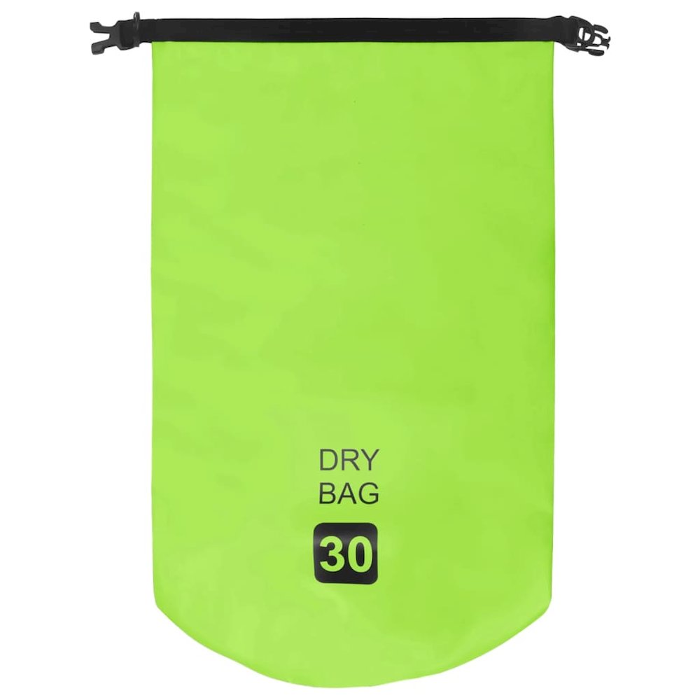 vidaXL Dry Bag Green 7.9 gal PVC 2783