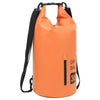 vidaXL Dry Bag with Zipper Orange 7.9 gal PVC 2786