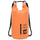 vidaXL Dry Bag with Zipper Orange 7.9 gal PVC 2786