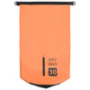vidaXL Dry Bag with Zipper Orange 7.9 gal PVC 2786