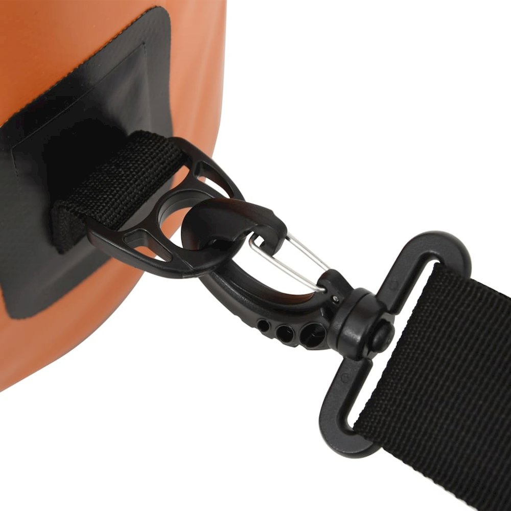 vidaXL Dry Bag with Zipper Orange 7.9 gal PVC 2786