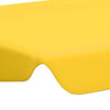 vidaXL Replacement Canopy for Garden Swing Yellow 89''x73.2'' 270 g/mÂ², 312091