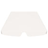 vidaXL Replacement Canopy for Garden Swing White 89''x73.2'' 270 g/mÂ², 312096