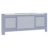 MDF Radiator Cover Gray 80.7'' - vidaXL
