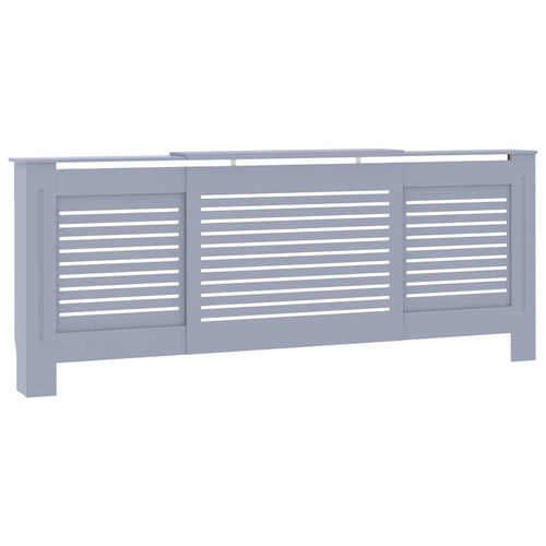 MDF Radiator Cover Gray 80.7'' - vidaXL