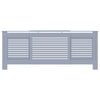 MDF Radiator Cover Gray 80.7'' - vidaXL