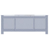 MDF Radiator Cover Gray 80.7'' - vidaXL