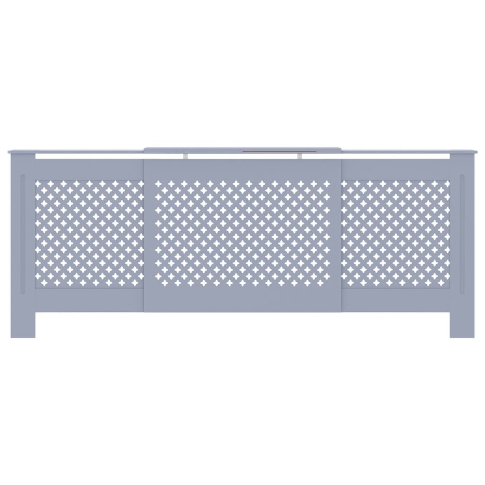 MDF Radiator Cover Gray 80.7'' - vidaXL