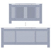 MDF Radiator Cover Gray 80.7'' - vidaXL