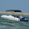 vidaXL 4 Bow Bimini Top Anthracite 95.7''x(90.6''-96.1'')x53.9'' 3142