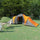 vidaXL Camping Tent 6 Persons Gray and Orange