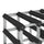 Wine Rack for 20 Bottles Black Solid Pine Wood - vidaXL