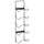 Wall Mounted Wine Rack for 5 Bottles Black Iron - vidaXL