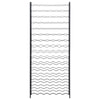 Wine Rack for 96 Bottles Black Iron - vidaXL