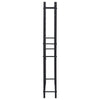 Wine Rack for 96 Bottles Black Iron - vidaXL