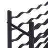 Wine Rack for 96 Bottles Black Iron - vidaXL