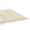 Sunlounger Grey Acacia wood, Polyester Single - vidaXL