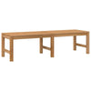 Bench Teak Solid Teak Wood 59.1 in long Durable Garden Bench - vidaXL