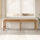 Bench Teak Solid Teak Wood 59.1 in long Durable Garden Bench - vidaXL