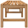 Bench Teak Solid Teak Wood 59.1 in long Durable Garden Bench - vidaXL
