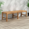 Bench Teak Solid Teak Wood 59.1 in long Durable Garden Bench - vidaXL