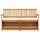 Bench Brown Solid Acacia wood, 100% polyester Medium - vidaXL