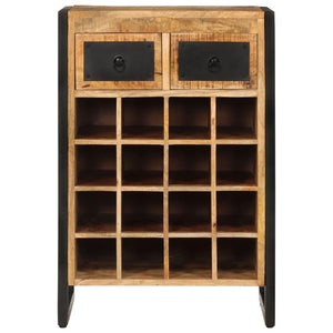 Wine Rack for 16 Bottles Solid Wood Mango - vidaXL