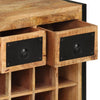 Wine Rack for 16 Bottles Solid Wood Mango - vidaXL