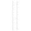 Wall Mounted Wine Rack for 12 Bottles White Iron - vidaXL