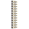 Wall Mounted Wine Rack for 12 Bottles White Iron - vidaXL