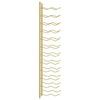 Wall Mounted Wine Rack for 24 Bottles Gold Iron - vidaXL
