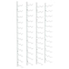 Wall Mounted Wine Rack for 24 Bottles 2 pcs White Iron - vidaXL